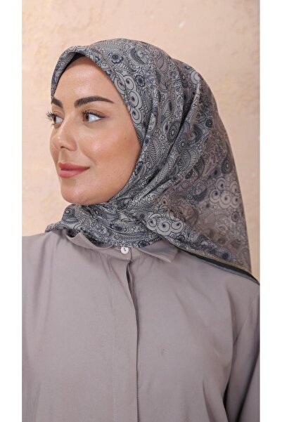 locella Soft Pamuk Eşarp Vizon-10