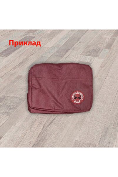 OEM Compact Thermal Lunch Bag, 22x13x19 cm, burgundy