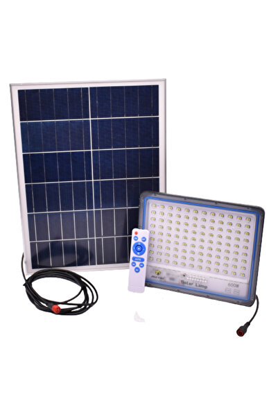 Jortan Ηλιακός προβολέας, LED, Ισχύς 600W, Λευκό φως, Μακρύ καλώδιο, 216 LED,...