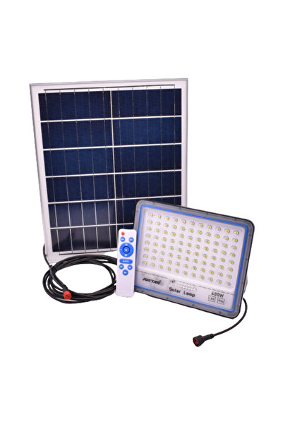 Jortan Ηλιακός προβολέας, LED, Ισχύς 400W, Λευκό φως, Μακρύ καλώδιο, 176 LED,...