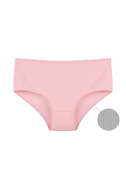 Donella Pachet de 5 chiloți pentru femei, mărime mare material reiat bumbac material elastic 2523P