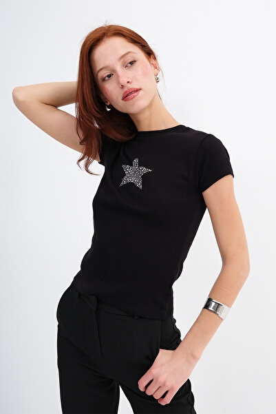 Addax Star Printed T-Shirt P10569
