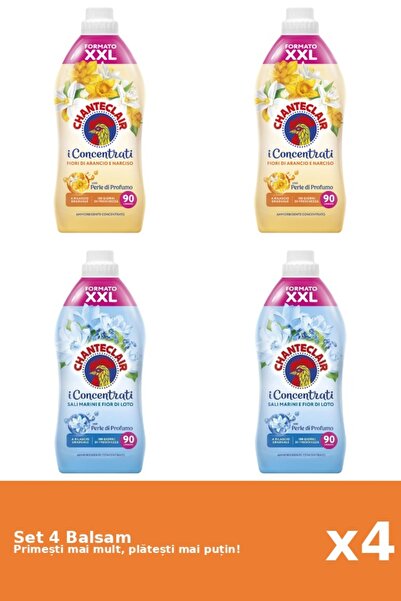 Chanteclair Set 4 Balsam Chanteclair: 2x Orange, 2x Lotus