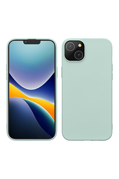 KWmobile Case for Apple iPhone 14 Plus, Silicone, Green, 59080.200