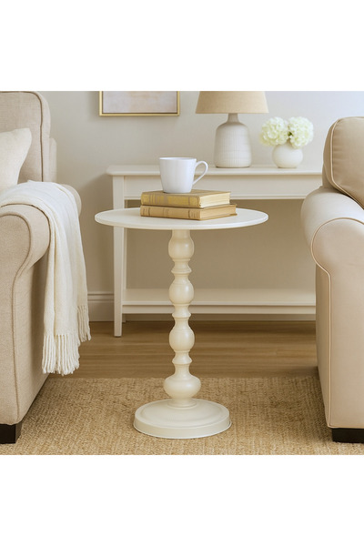 Vi Markets Vienna Side Table – White Metal