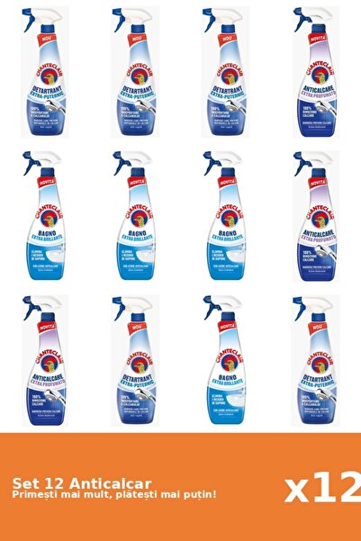 Chanteclair Set of 12 Chanteclair Anti-limescale: 5x Strong, 3x Scented, 4x S...