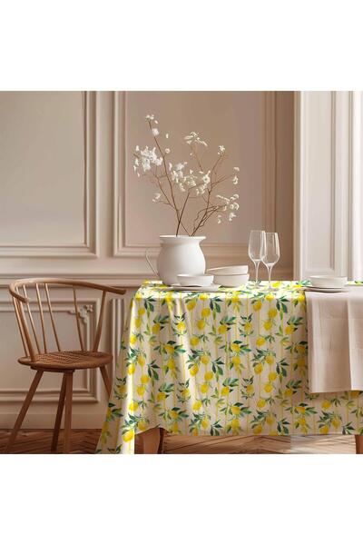 Markaev Lemon Cotton Tablecloth Msaort0066