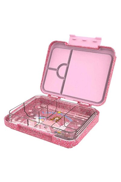 StarMarz Bento Glitter Lunch Box (Little Princes) - 4-6 Compartments, 1195ml,...