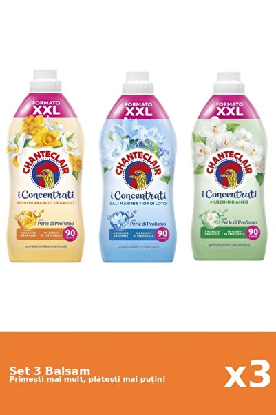 Chanteclair Set of 3 Chanteclair Balms: 1x Orange, 1x Lotus, 1x White Musk