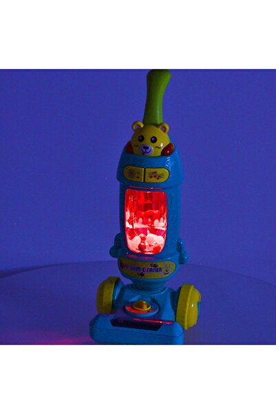 ARISTEF Interactive and Educational, Vacuum Cleaner for Children, with functions, sounds and lights, Blue