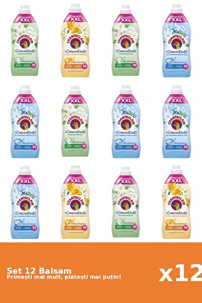 Chanteclair Set of 12 Chanteclair Balms: 4x White Musk, 3x Orange, 5x Lotus