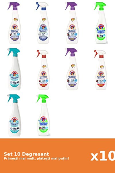 Chanteclair Set 10 Degresant Chanteclair: 3x Lavanda, 1x Bicarbonat, 2x Lamai...