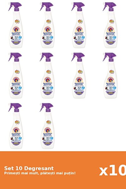 Chanteclair Set 10 White Musk Degreaser, 600 ml