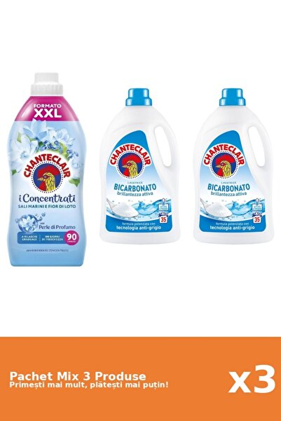 Chanteclair Set 3 Mix Chanteclair: 1 Balsam (Lotus), 2 Detergent (Bicarbonat)