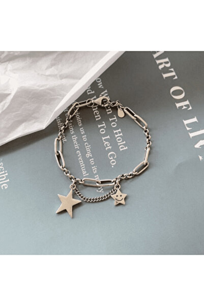 CRM Casual Bracelet, CRM, HappyStar, 19 cm, silver
