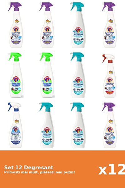 Chanteclair Set 12 Degresant: 2x Mosc Alb, 2x Lavanda, 4x AntiMiros, 2x Lamai...