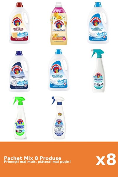 Chanteclair Set 8 Mix: 4 Det. (Bicar., Clasic, Marsi.), 1 Bals. (Porto.), 3 D...