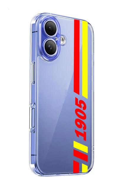 3GEN CASE İphone 16 Uyumlu Desenli Şeffaf Silikon Kılıf