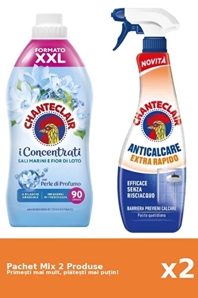 Chanteclair Set 2 Mix Chanteclair: 1 Balsam (Lotus), 1 Anticalcar (Rapid)