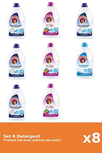 Chanteclair Set 8 Detergent Chanteclair: 4x Clasic, 3x Color, 1x Bicarbonat