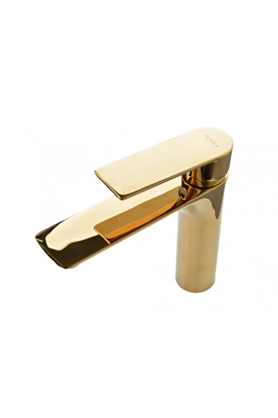 Generic Long-Neck Gold Basin Faucet