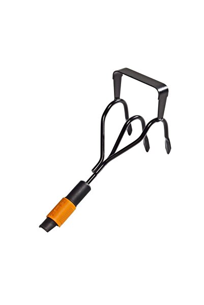 FiSKARS Cultivator cu 3 dinti si razeta QuikFit, 415 mm, 510 g