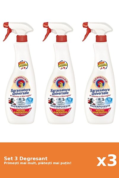 Chanteclair Set 3 Marseille Degreaser, 600 ml