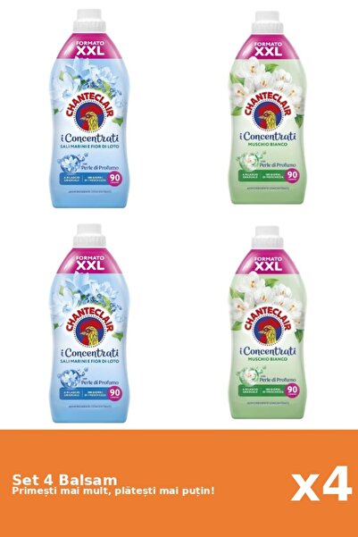 Chanteclair Set 4 Balsam Chanteclair: 2x Lotus, 2x Mosc Alb