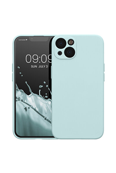 KWmobile Case for Apple iPhone 13, Silicone, Green, 58954.200