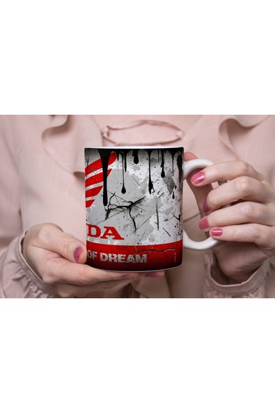 Beramussa كوب بتصميم هوندا باور أوف دريمز - كوب خاص لمحبي الدراجات النارية وا...