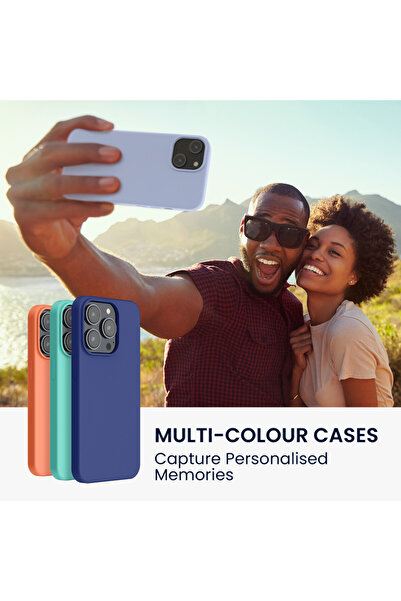 KWmobile Case for Apple iPhone 14, Silicone, Blue, 59071.58