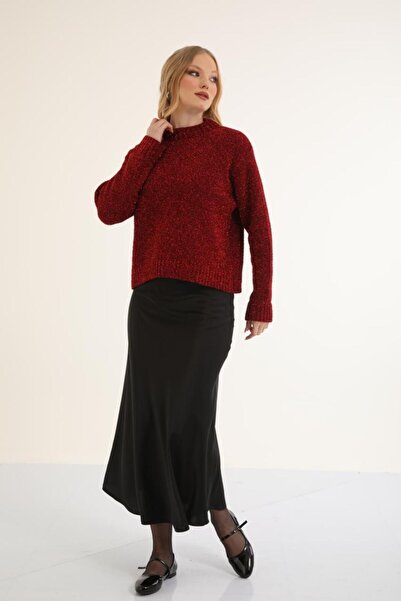 My City 51140 - Stylish Comfortable Glittery Women's Knitwear Short Sweater