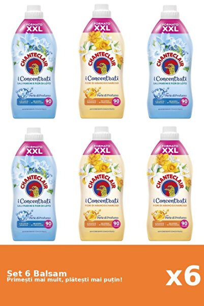 Chanteclair Set of 6 Chanteclair Balms: 3x Lotus, 3x Orange