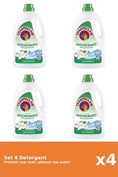 Chanteclair Set 4 Detergent Mosc Alb, 1575 ml