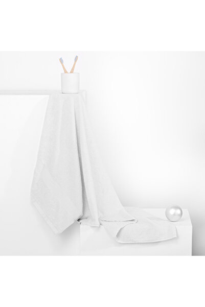 Deco King Set of 4 bath towels, 100% cotton, 525 g/m2, Marina, 2x70x140 cm, 2x50x100 cm, white