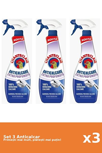 Chanteclair Set of 3 Scented Anti-limescale, 625 ml