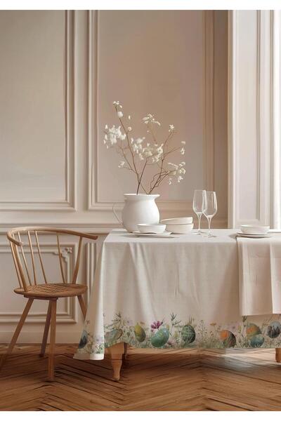 Markaev مفرش طاولة قطني لعيد الفصح MSAORT0067