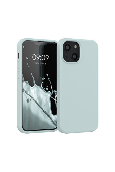 KWmobile Case for Apple iPhone 13 Mini, Silicone, Green, 55877.200