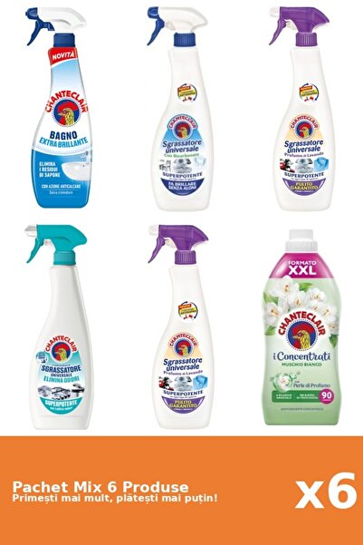 Chanteclair Set 6 Mix: 1 AntiC. (Stral.), 4 Degr. (AntiM., Bicar., Mosc.), 1 ...