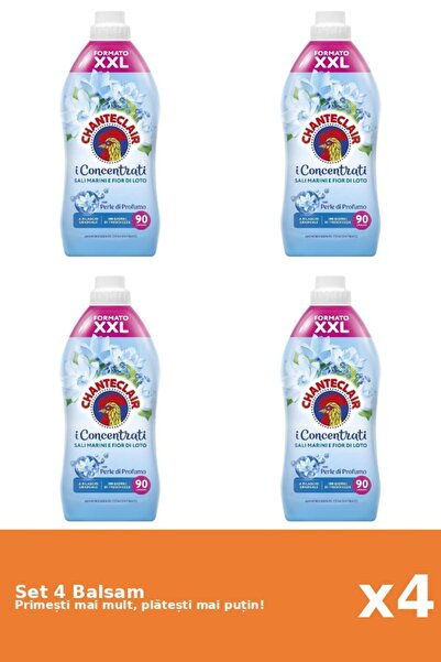 Chanteclair Set of 4 Lotus Conditioner, 1800 ml