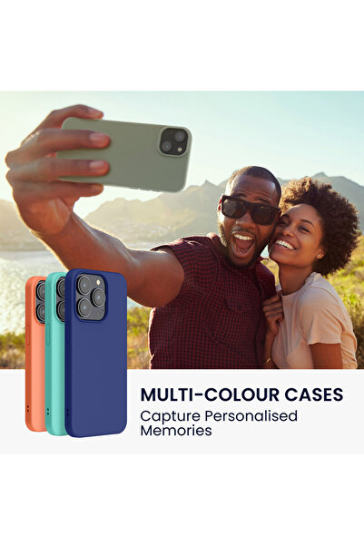 KWmobile Case for Apple iPhone 14 Plus, Silicone, Green, 59076.172