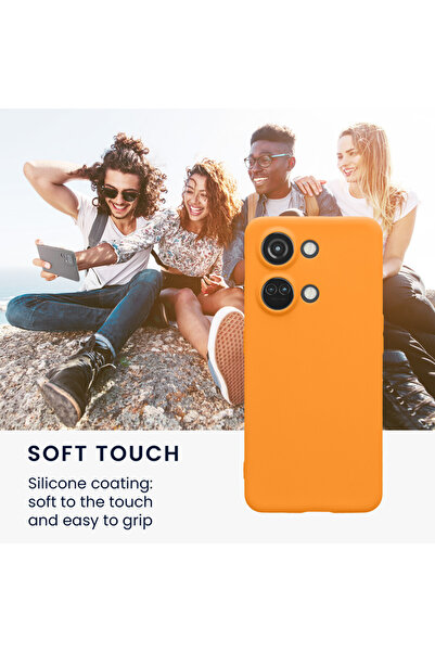 KWmobile Case for OnePlus Nord 3 5G, Orange, Silicone, KWM0000204U007C