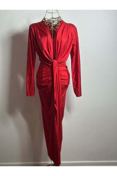 VELANE STORE Isabell Glitter Dress with Sleeve