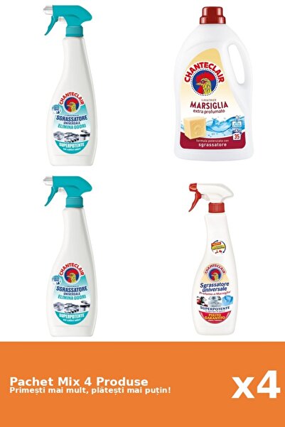 Chanteclair Set 4 Mix Chanteclair: 3 Degresant (AntiMiros, Marsilia), 1 Deter...
