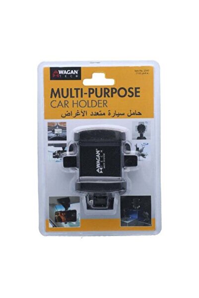 Wagan 180-Degree Rotation Long Lasting Multi-Purpose Car Mobile Holder Black 11 x 8.5 x 8 cm