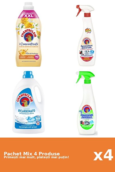 Chanteclair Set 4 Mix: 1 Balsam (Portocale), 2 Degresant (Lamaie, Marsilia), ...