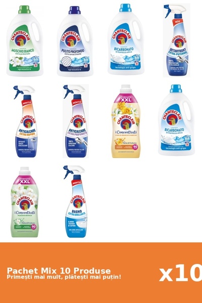 Chanteclair Set 10 Mix: 4 Det. (Bicar., Clas...), 4 AntiC. (Parfu., Pute...),...