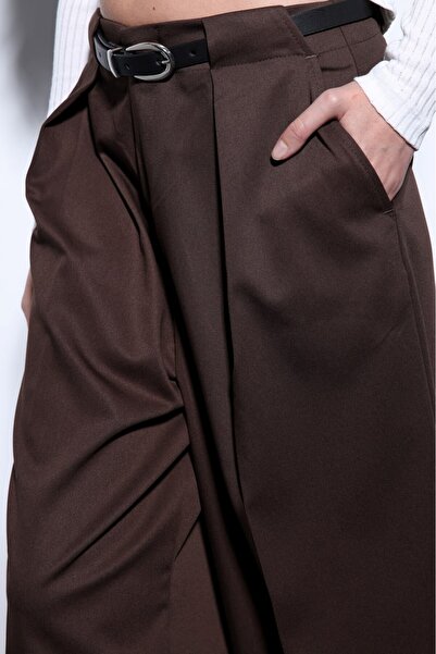 Starinci Mayo Women's Palazzo Pants Brown