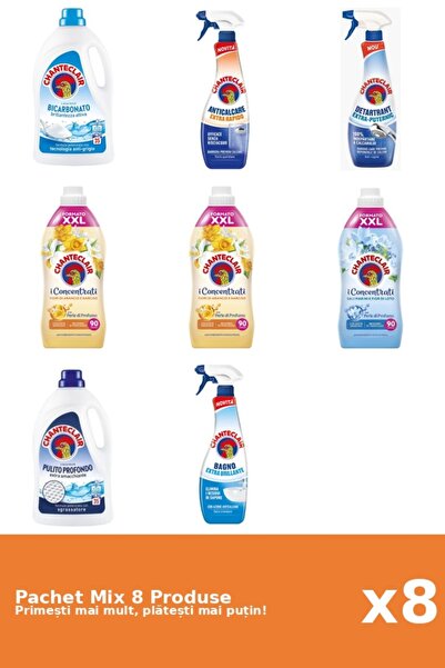 Chanteclair Set 8 Mix: 2 Det. (Bicar., Clasic), 3 AntiC. (Puter., Rapid, Stra...