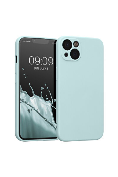 KWmobile Case for Apple iPhone 13, Silicone, Green, 58954.200